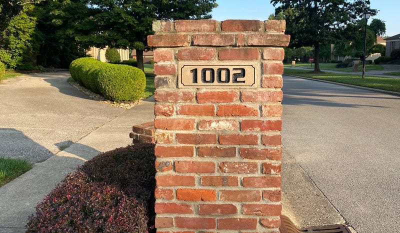 Brick Mailbox